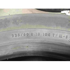 Continental ContiIceContact 4x4 225/60R18 104T (шип) Б/У
